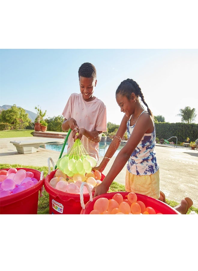 111 Rapid-Filling Self-Sealing Neon Colored Instant Water Balloons for Outdoor Family, Friends, Children Summer Fun (3 Bunches, 111 Balloons) - Image 5